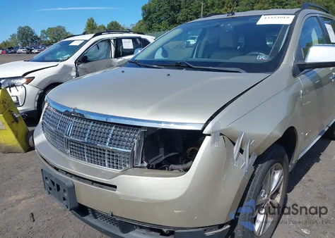 2010 Lincoln Mkx z USA, uszkodzony, nr VIN 2LMDJ8JC2ABJ16919